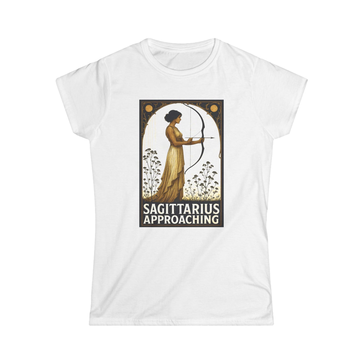 Sagittarius Approaching Women's Tee - Astrology T-Shirt, Horoscope Gift, Zodiac Apparel, Celestial Fashion, Birthday Gift
