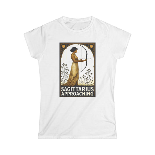 Sagittarius Approaching Women's Tee - Astrology T-Shirt, Horoscope Gift, Zodiac Apparel, Celestial Fashion, Birthday Gift