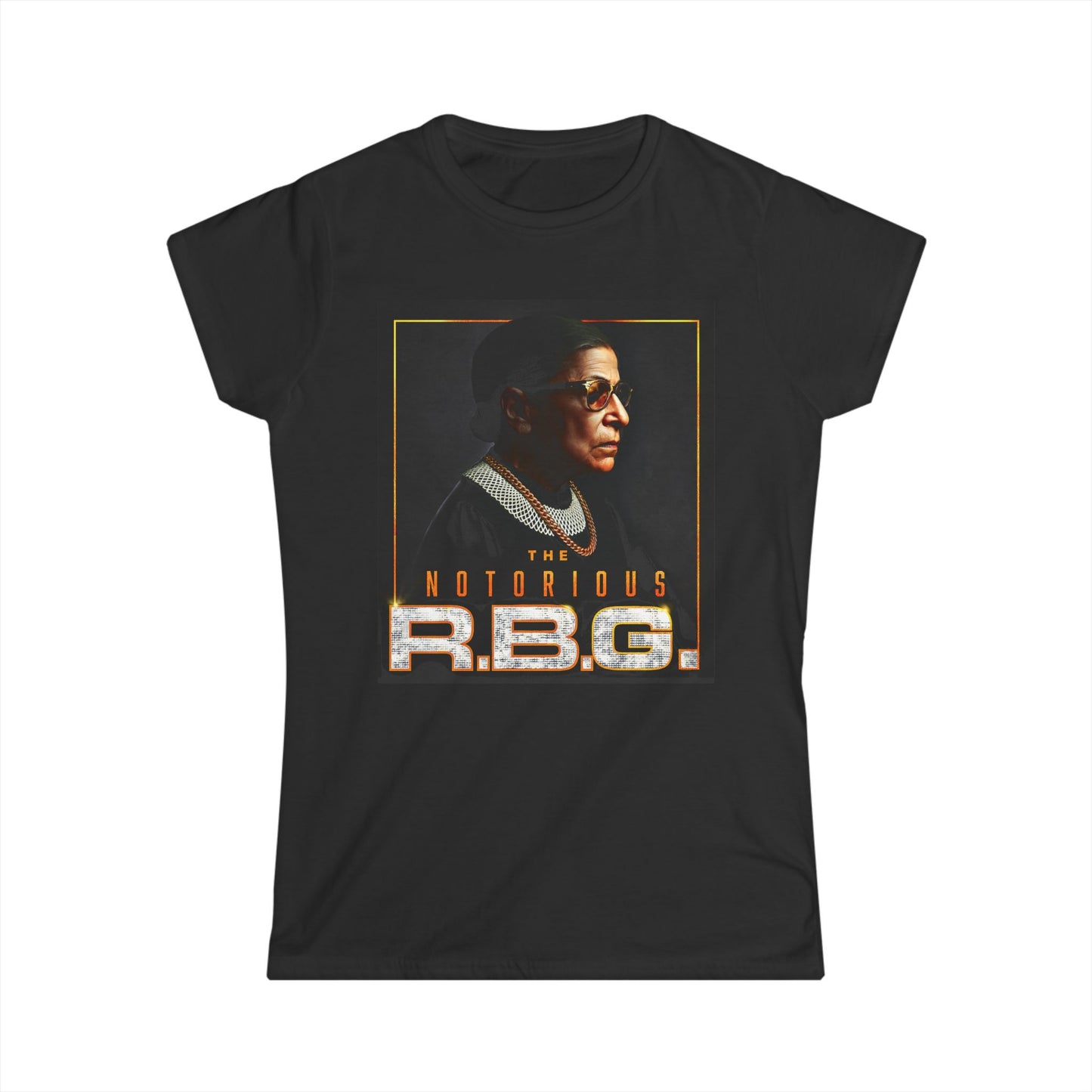 Notorious R.B.G. Women's Softstyle Tee - Stylish Tribute T-Shirt