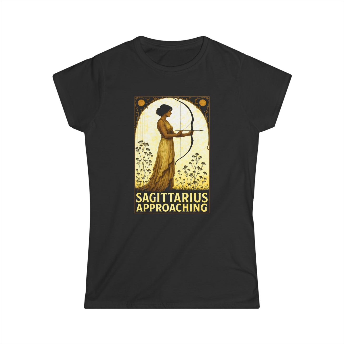 Sagittarius Approaching Women's Tee - Astrology T-Shirt, Horoscope Gift, Zodiac Apparel, Celestial Fashion, Birthday Gift