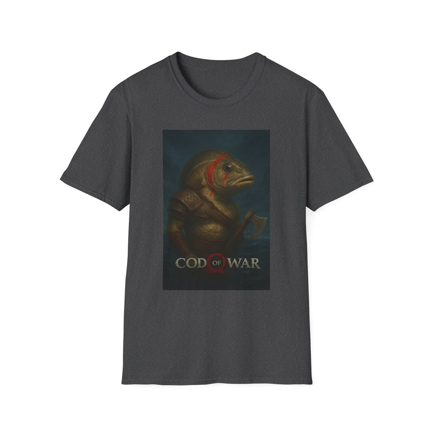 Cod of War Unisex Softstyle T-Shirt | Funny Gamer Tee, Unique Gift for Gamers, Casual Wear, Perfect for Birthdays, and Gaming Events