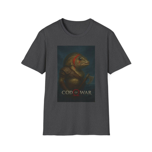 Cod of War Unisex Softstyle T-Shirt | Funny Gamer Tee, Unique Gift for Gamers, Casual Wear, Perfect for Birthdays, and Gaming Events